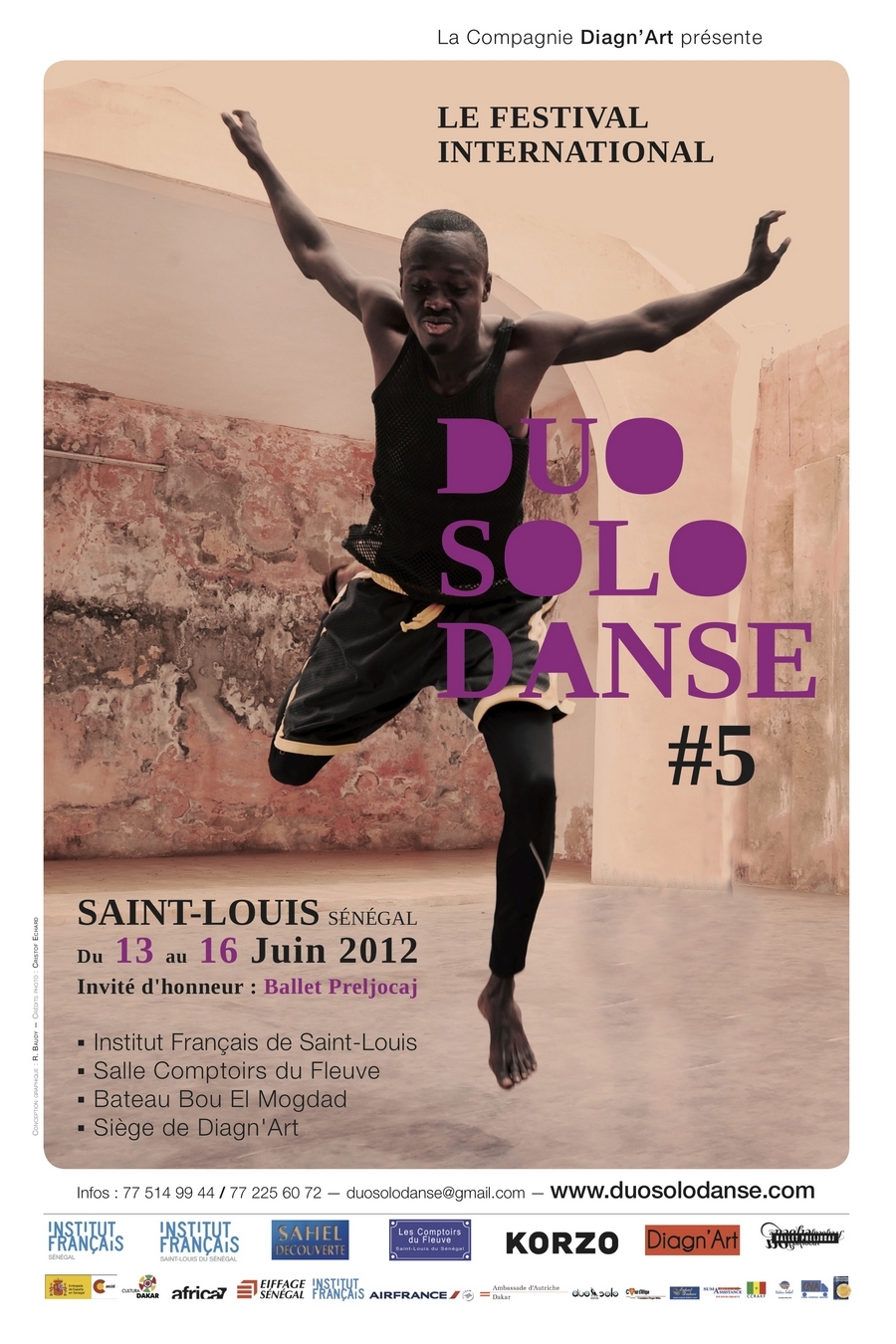 Festival  Duo Solo Danse: Du 13 au 16 juin 2012  à Saint-Louis